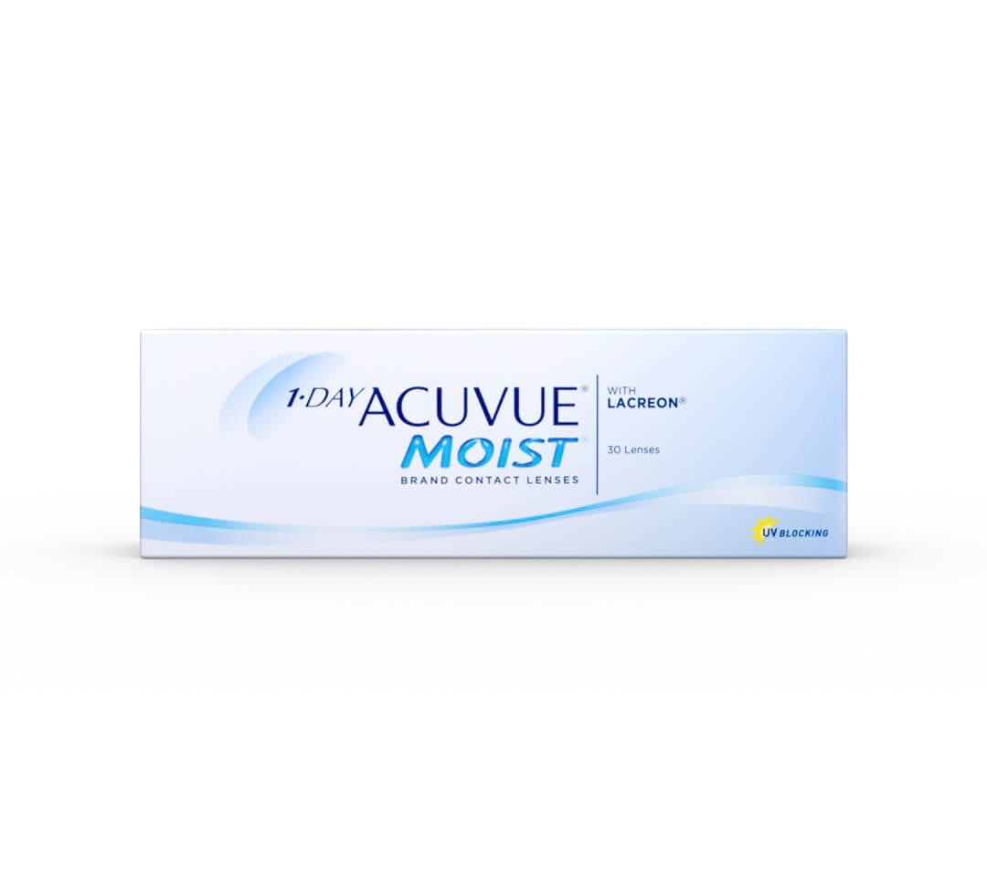 ACUVUE MOIST Daily Contact Lenses with LACREON Technology