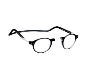 Clic Magnetic Reading Frames - 'Brooklyn' Flex Grey Magnetic Glasses